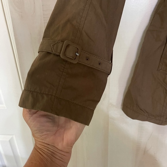H&M short trench coat brown, size 6 - Picture 4 of 16